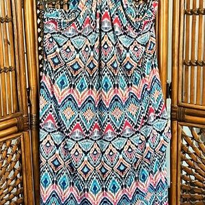 Tommy Bahama Colorful Geometric Print Dress